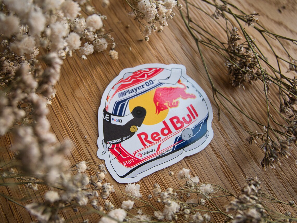 Max Verstappen 2023 Helmet Sticker Formula One 1 F1 2023 2024 Driver - Etsy