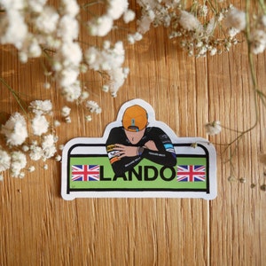 Lando Norris Sticker Mclaren F1 Formule 1-coureur 2023