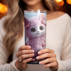 Sweets Rainbow Bunny Tumbler - Pink main image 1