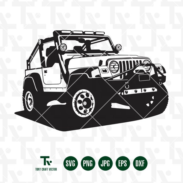Jeep svg / Jeep imprimible / Jeep wall art / Jeep Clipart / Archivos Jeep para cricut / Archivo Jeep Descarga digital / Jeep Vector / Jeep PNG