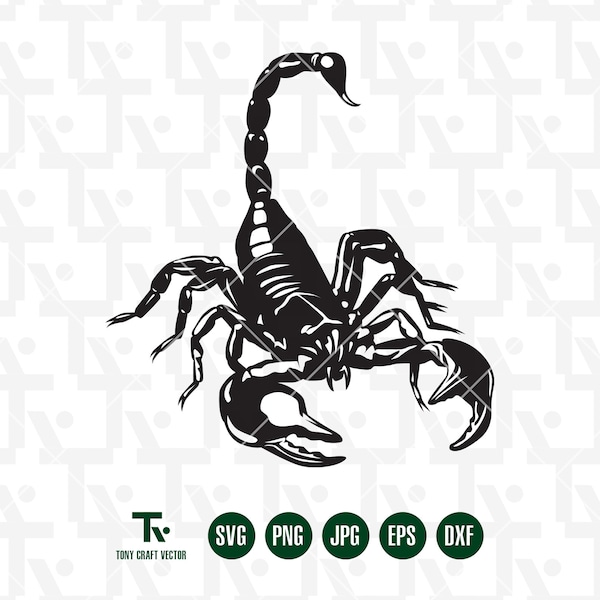 scorpion svg | Scorpio Scorpion Design | svg png dxf pdf eps | vector graphic design cut print dye sub laser engrave digital files commerial