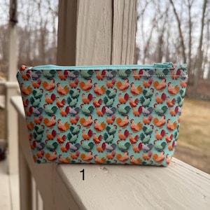 Chicken Print Pouches