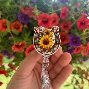 Horseshoe Badge Reel