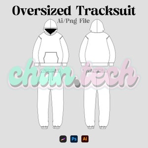 Clothing Vector Mockup Modifier Fashion Techpack / Flat Design Template Photoshop / Illustrator / Procreate Streetwear Basics