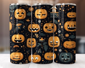 20 Oz Cute Halloween Tumbler Wraps | 2 Wraps