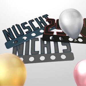Originelles Geldgeschenk: „Nichts“, „Nüscht“ oder „Nix“ als 3D-Druck – perfekt für Geburtstag, Hochzeit & Weihnachten! Jetzt bestellen!