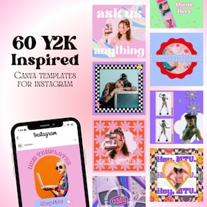Y2KK Instagram Templates