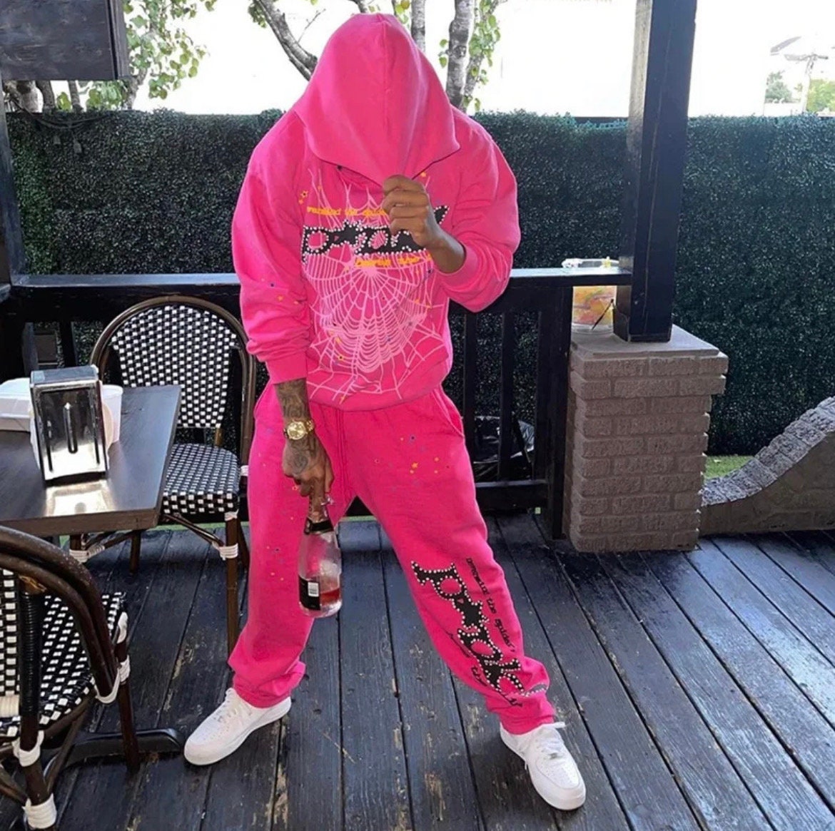 Sp5der hoodie - Etsy Polska