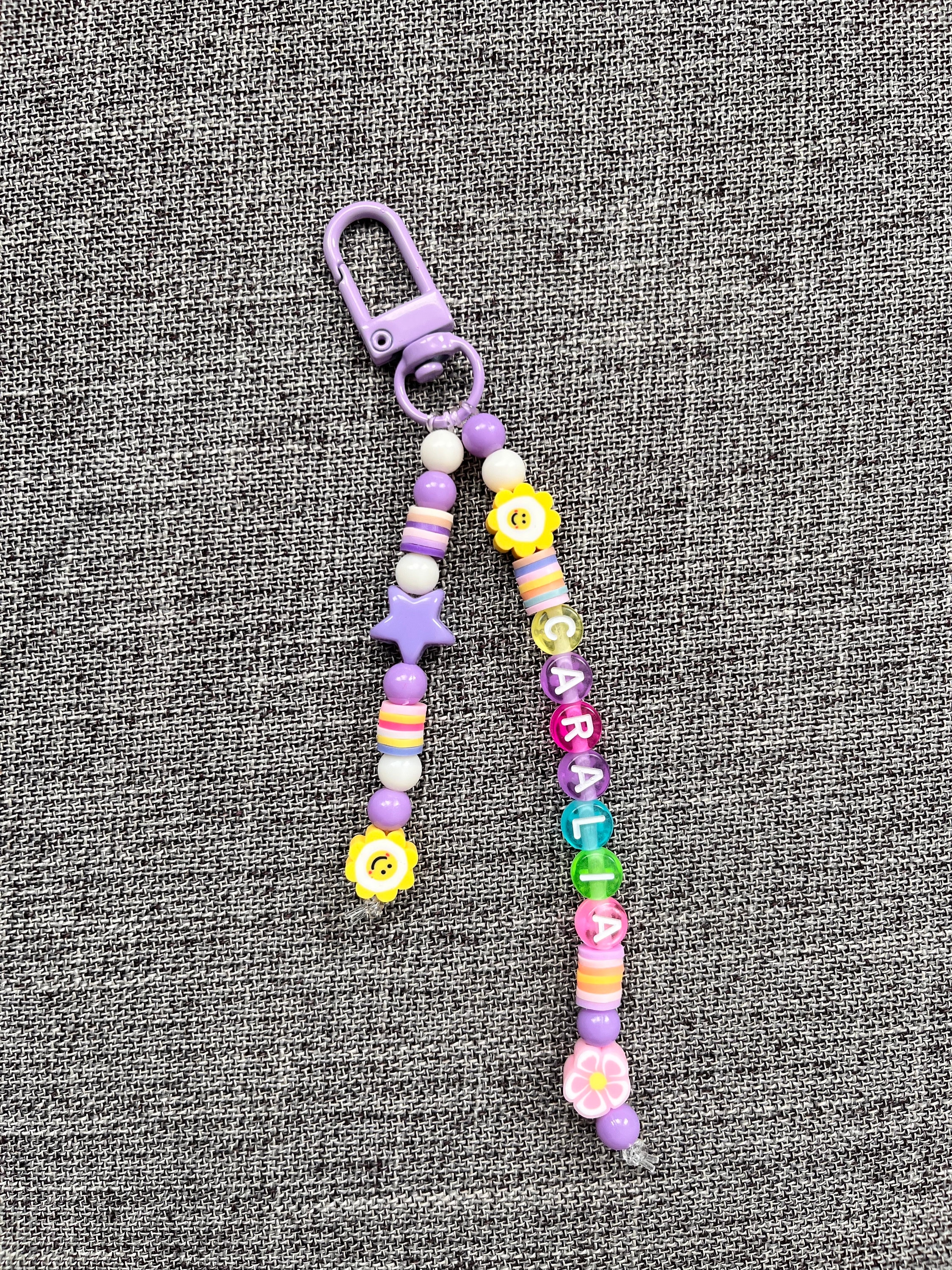 Personalized Keychain/Bag Charm for Diaper Bag, Baby Gift, Kid Gift, Backpack Name Tag, Birthday Gift, School, Mother's Day Gift, Friend