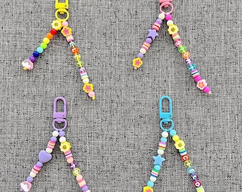 Personalized keychain/bag charm for diaper bag, baby gift, kid gift, backpack name tag, birthday gift, school, mother&#39;s day gift, friend