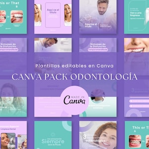 Instagram templates with 80+ dental clinic templates, dentist Instagram templates, editable Canva templates