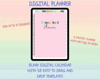 Build It Yourself Digital Homeschool Planner Homeschool Mom Academic Planner Homeschooling  Mom Planner Goodnotes Planner Templates Lesson