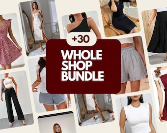 Ultimate Sewing Patterns Bundle: 30+ Premium PDF Patterns – Instant Download, Beginner-Friendly, Variety of Sizes & Styles!