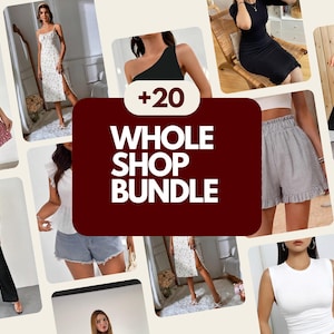 Ultimate Sewing Patterns Bundle: 20+ Premium PDF Patterns – Instant Download, Beginner-Friendly, Variety of Sizes & Styles!