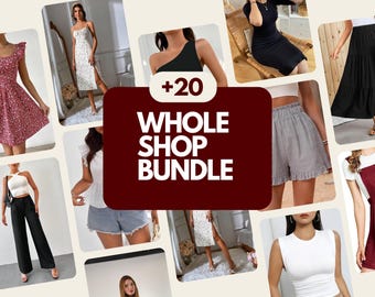 Ultimate Sewing Patterns Bundle: 20+ Premium PDF Patterns – Instant Download, Beginner-Friendly, Variety of Sizes & Styles!