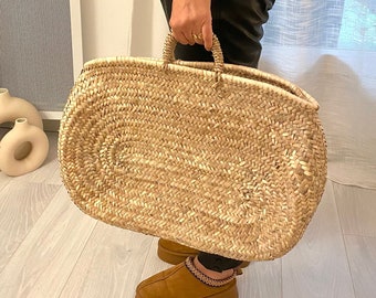 Panier "Ayacha" tressé en doum