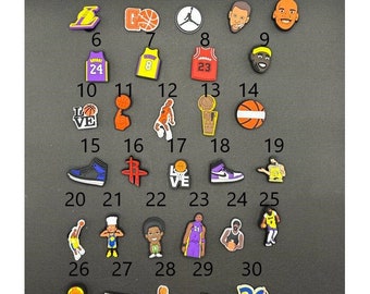 Croc charms / NBA, Jordan, Kobe Bryant