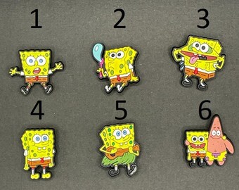 Croc charms / Spongebob bis zu 6. Varianten