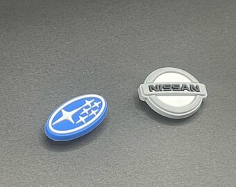 Croc charms / Nissan, Subaru