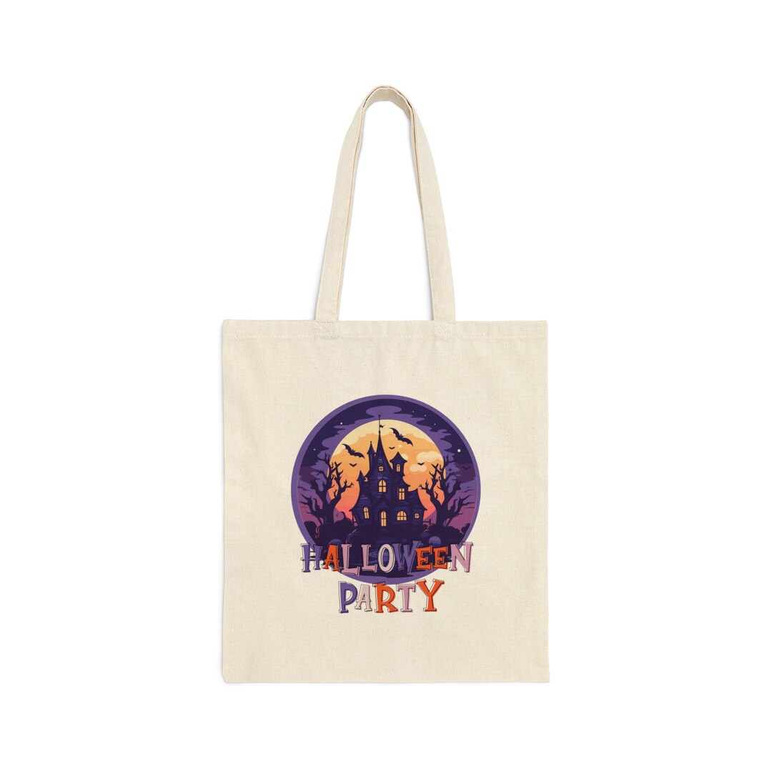 Jute Bag Halloween Party Bag Haloween Party Etsy