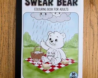Swear Bear Colouring Book