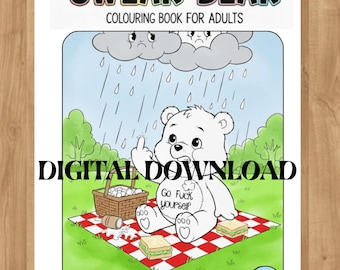 Libro da colorare Swear Bear Volume 1 Download digitale