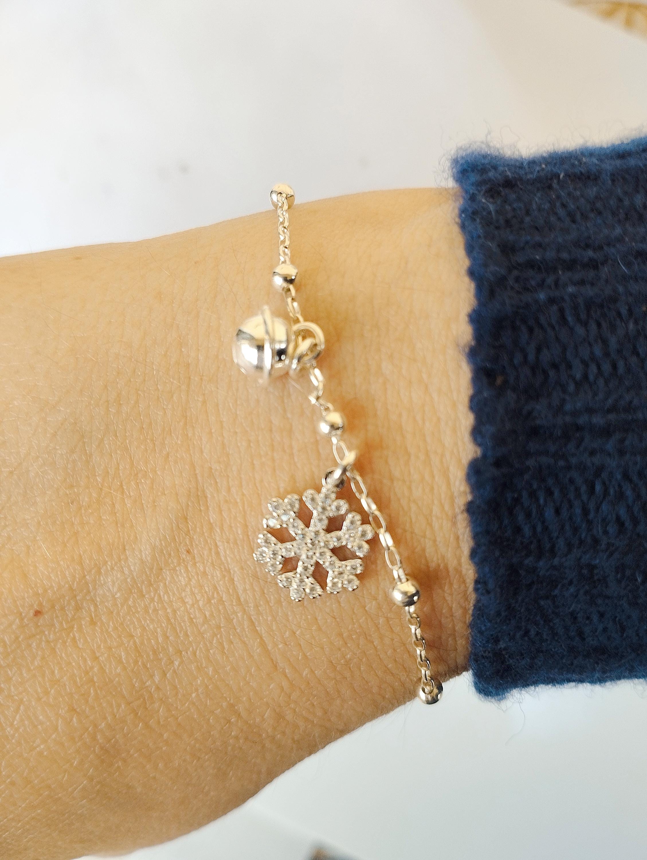 Collana Bracciale Con Fiocchi Di Neve Glitterati - Jewels - Foto 9