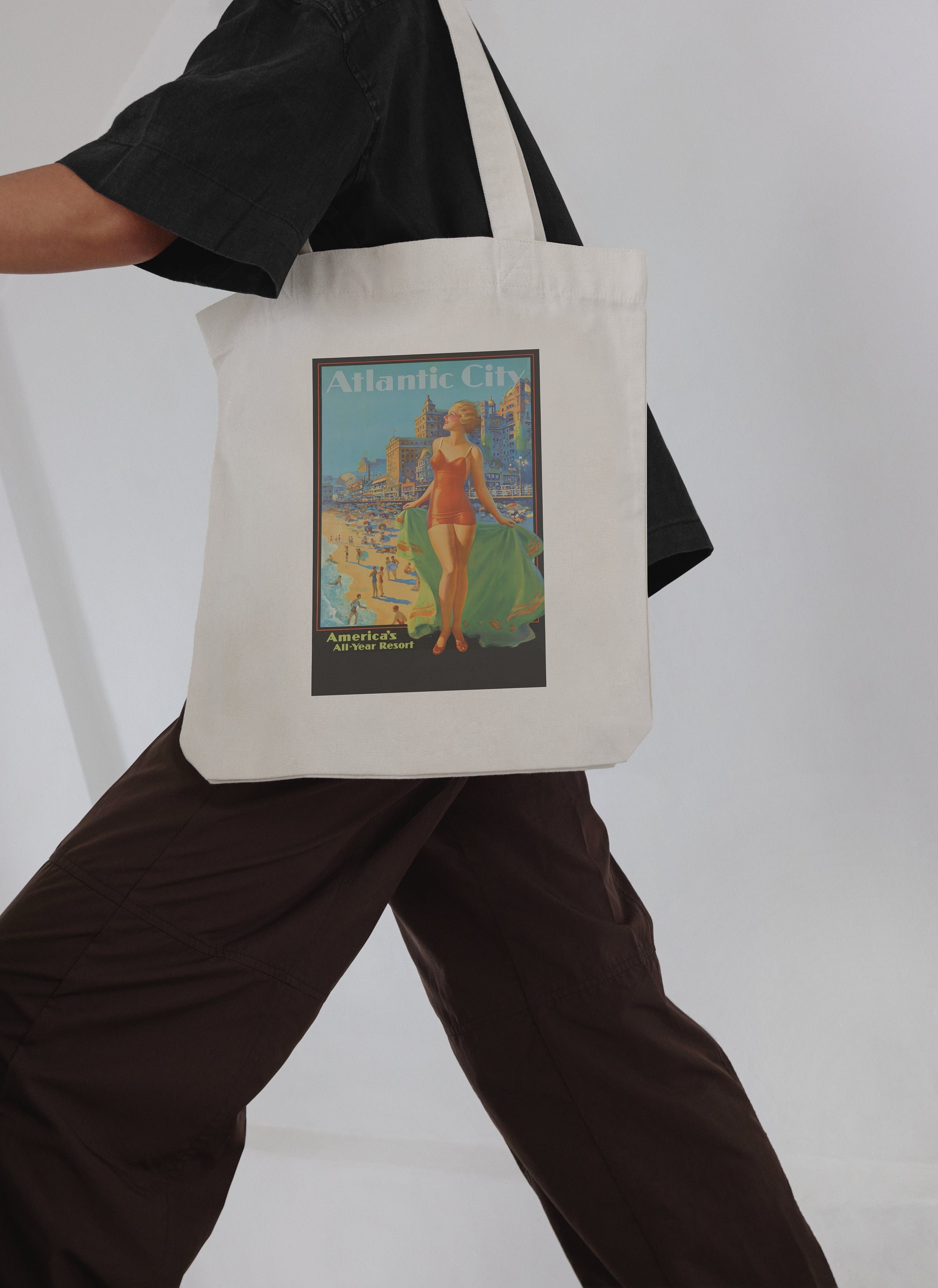 トートバッグ [Graymansion] Garden Basket_Weaving Tote Bag (3colors) Gray Ougi Cotton-Canvas Tote | Japan Objects Store