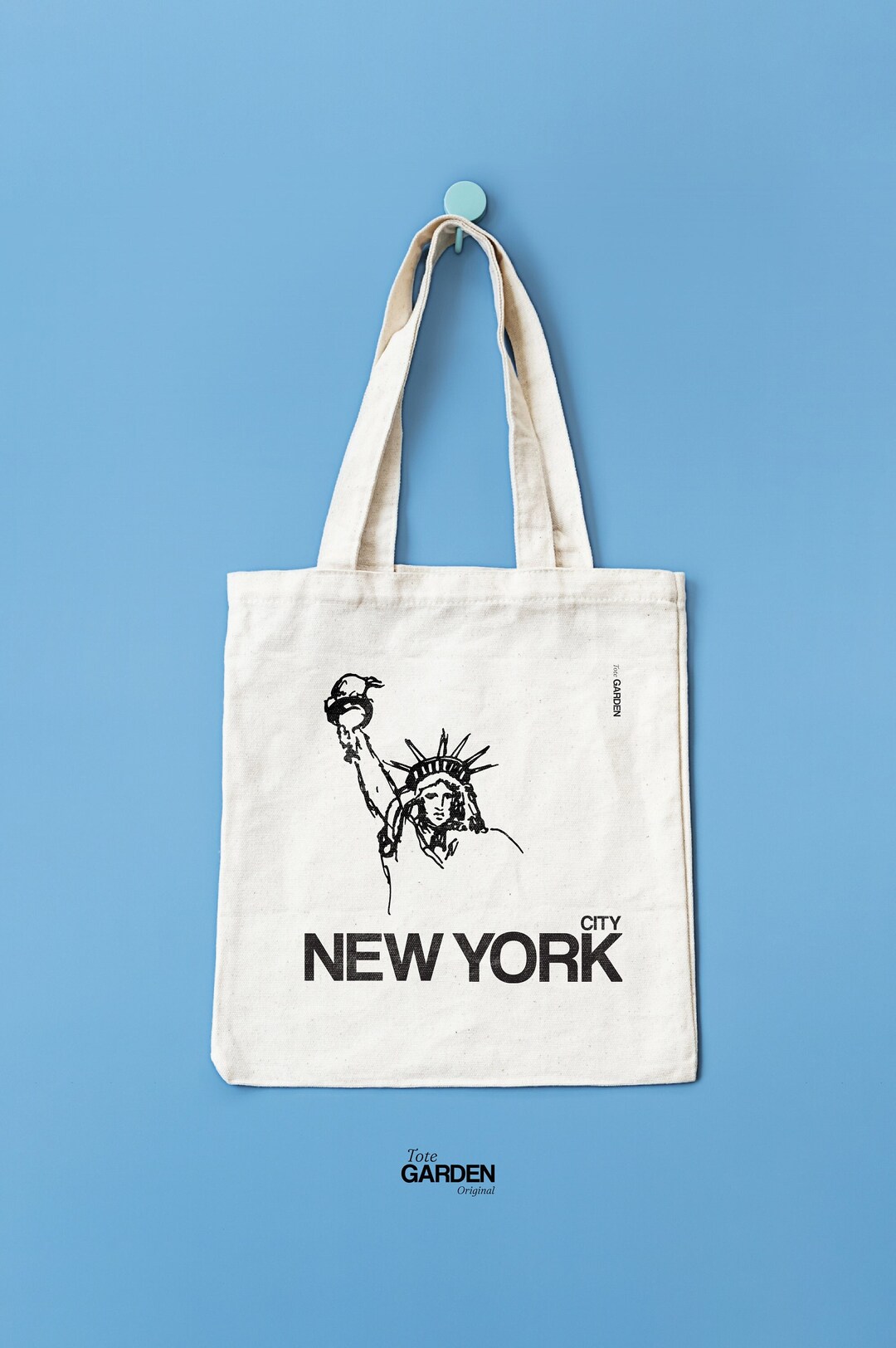 Statue of Liberty Tote Bag New York Tote Book Tote Book Etsy