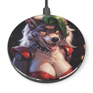 Furry Girl Wireless Charger - Roxanne