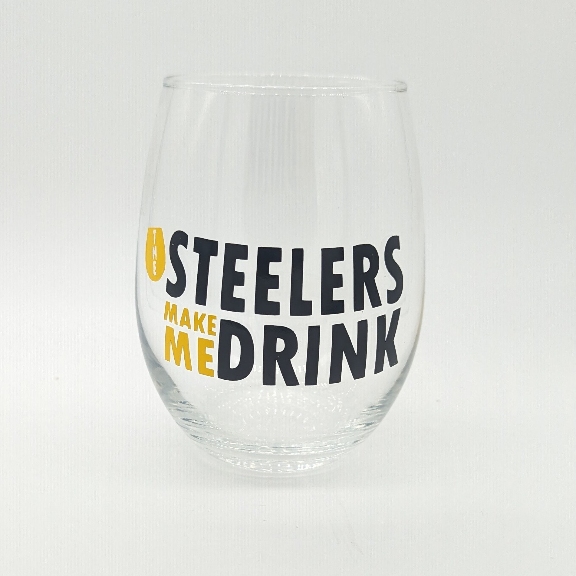 The Steelers Make Me Drink Wine Glass | Pittsburgh Sports | Football  Playoffs