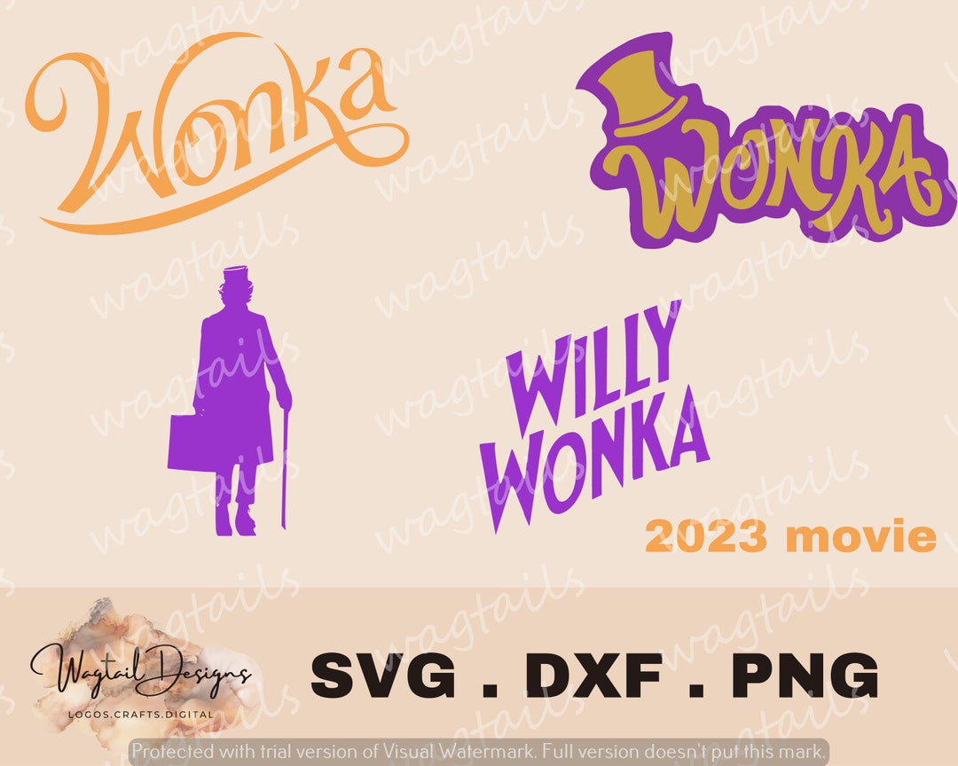 NEW 2023 Wonka Film Willy Wonka Svg Dxf Png Digital - Etsy New Zealand