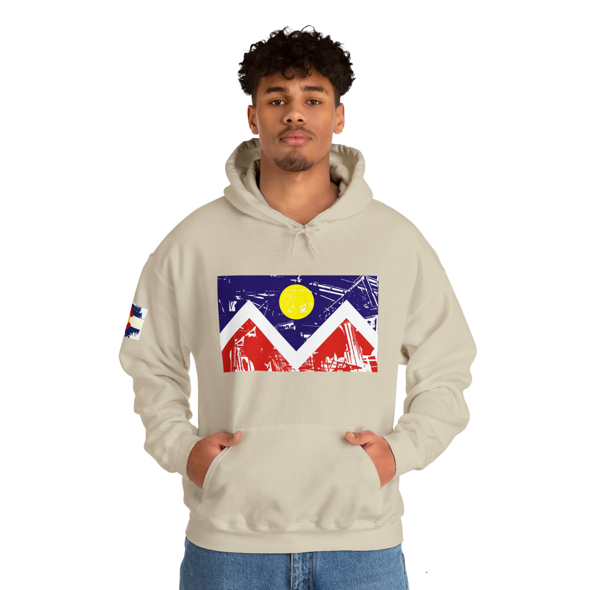 【MODERNIF】Overfit Double Layer Colorado Sweatshirt Colorado Hoodie Pullover Casual Heavy Blend Unisex | Cozy