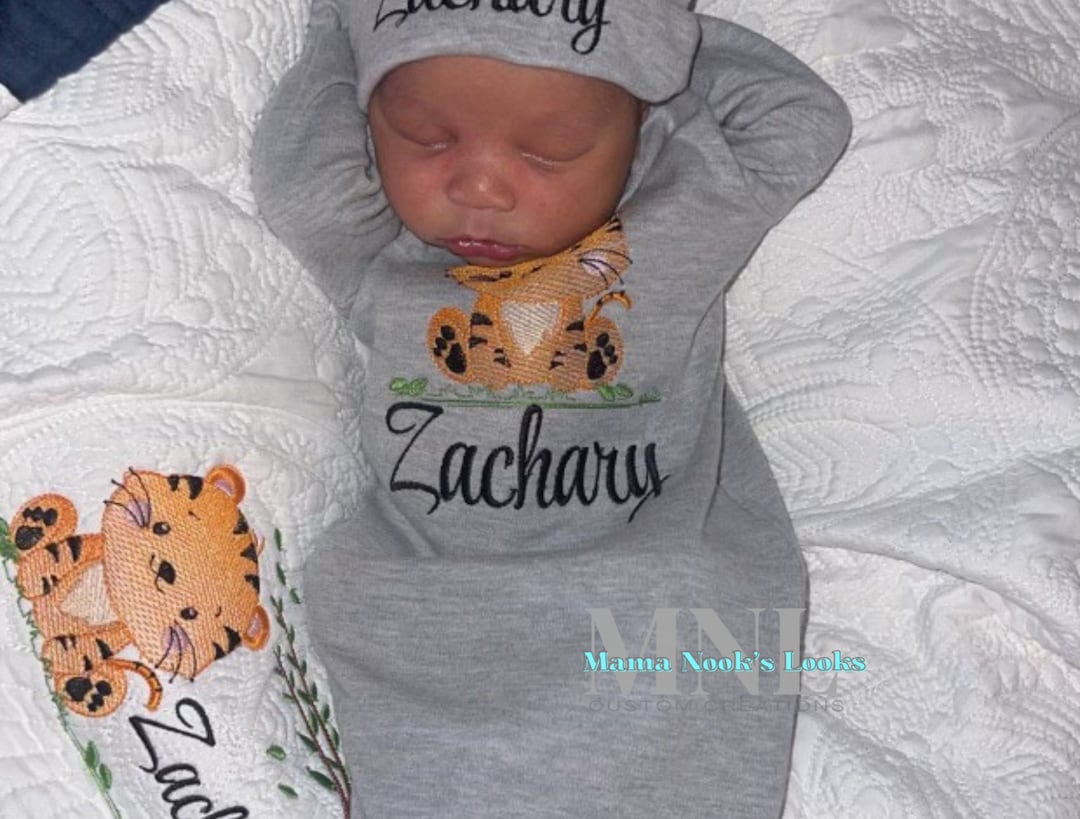 Dress For Baby Boy In Tiger Print #RET214