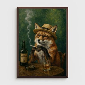 fox cigarette meme Smoking Fox