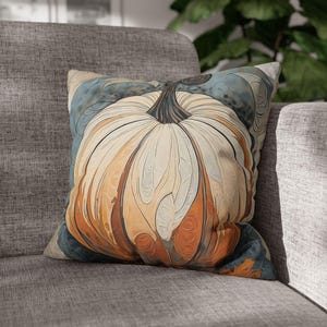 Pumpkin Pillow Cover Faux Suede Soft Cozy Throw Pillow Cover Autumn Decor Harvest Decor Housewarming Gift Thanksgiving Decor Fall Decor