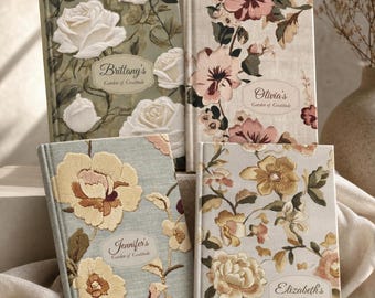 Personalized Christian Gratitude Journal Custom Prayer Notebook Floral Scripture Gift Bible Verse Thankfulness Journal for Women Mom Friend