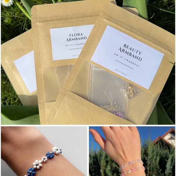 DIY - ensemble de bracelets - bracelet marguerite - soirée entre filles - bricolage entre amis - confectionner son propre bracelet - crafting - fait main