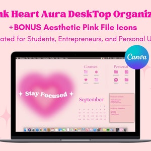 Organizador de escritorio Aura Heart