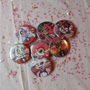 Hazbin Hotel pins