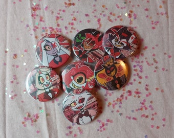 Hazbin Hotel pins