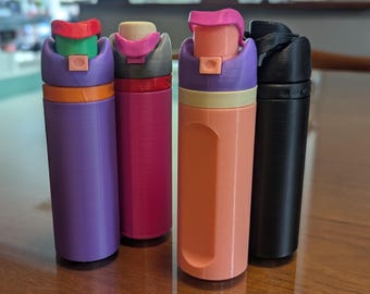 3D gedruckte Mini Flasche Schlüsselanhänger: Owala-inspirierter ChapStick Halter
