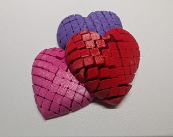 FlexiHearts - 3D Gedruckte Gliederliebe Fidget