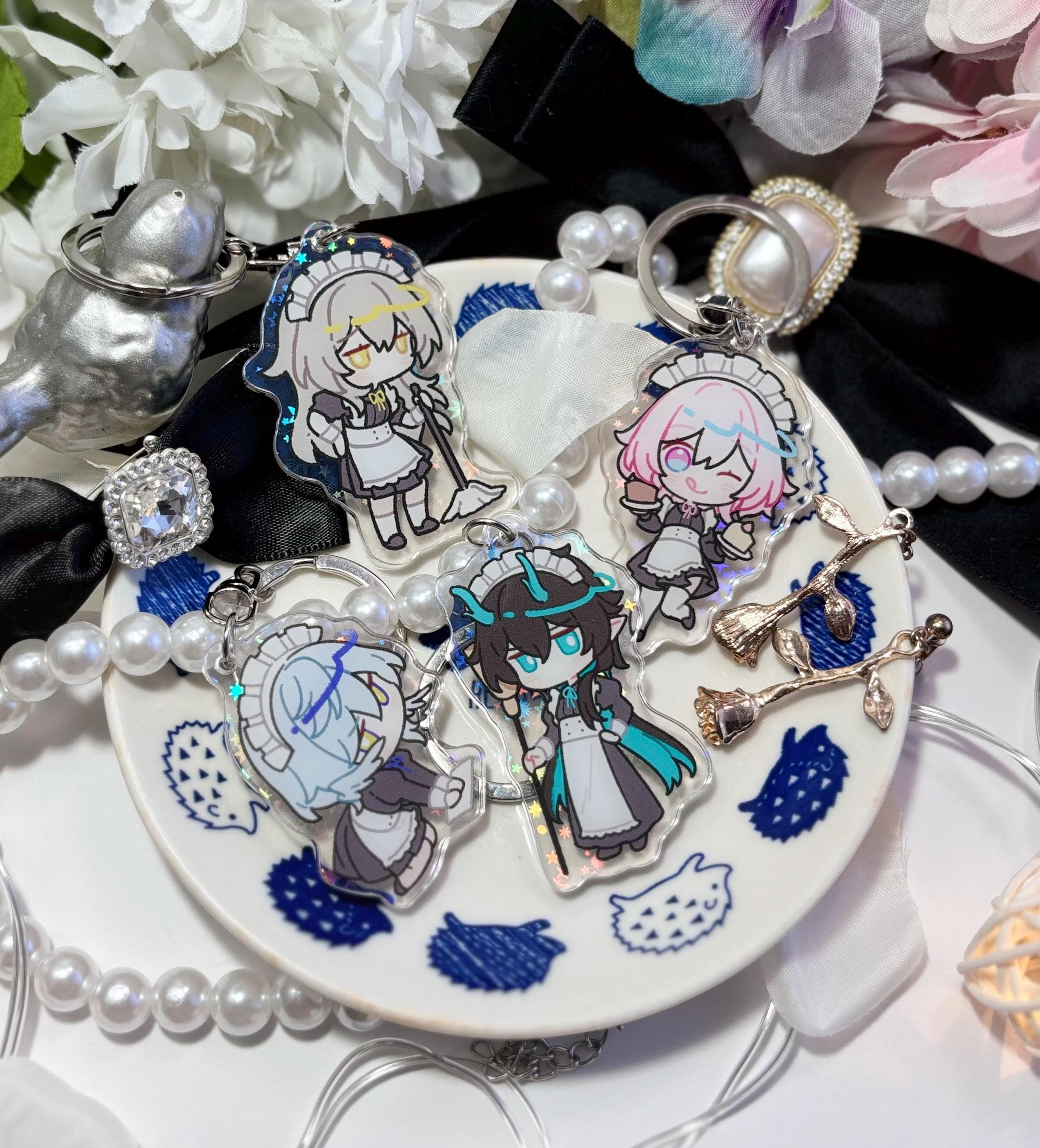 Honkai Star Rail Maid Charms Series: Astral Express, Stellaron Hunter, Penacony, Amphoreus