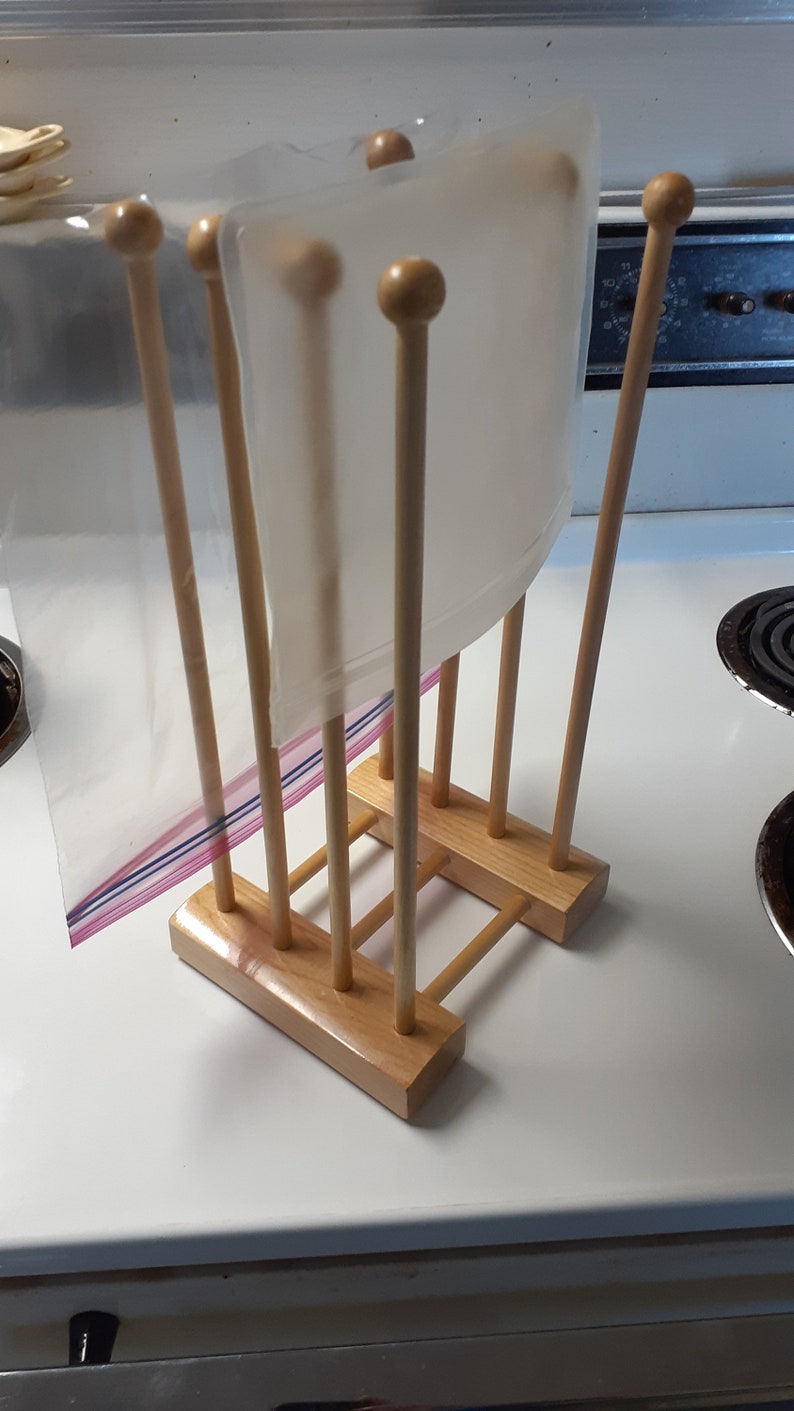 Reusable Plastic Bag Drying Rack - Etsy