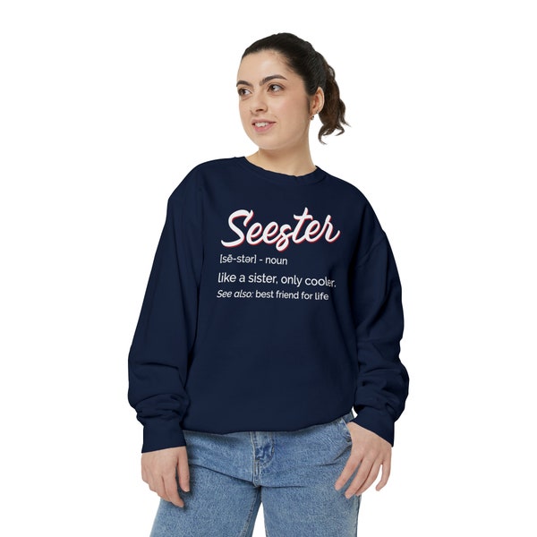 Seester Noun Pullover, Seester Shirt, Sister Funny Sweatshirt, Sister Gift, Best Friend Gift, Christmas Gift for BFF