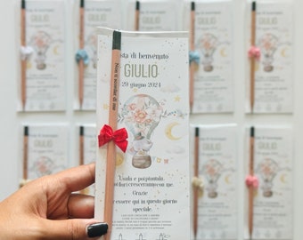 Personalized Seed Pencil Favors: Baptism, Christening, First Communion