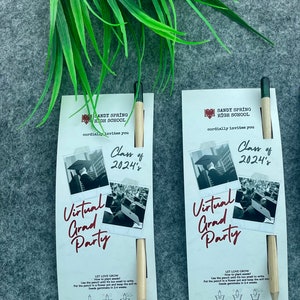 Personalized Graduation Seed Pen Favors, Eco-Friendly Card image 4