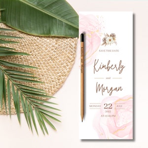 Hochzeitseinladungen, Hochzeitsplatzhalter, anpassbare umweltfreundliche Hochzeitseinladung, Einladungskarte mit Samenstift