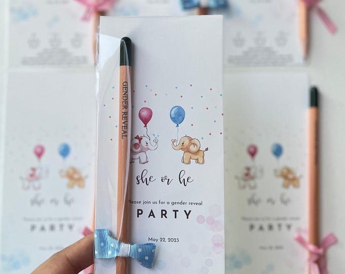 Plantable Party Seed Pencil Favors: Eco-Friendly Baby Shower, Birthday, Baptism,Happy Birthday